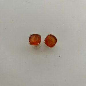 KATE SPADE Orange + Gold Stud
